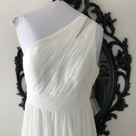 Azazie Molly Bridesmaid Dress in Ivory - Picture 6 of 7